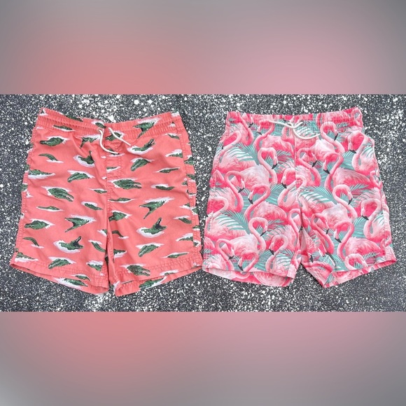 Old Navy Swim Trunk Lot X2 Youth Large - Picture 1 of 3